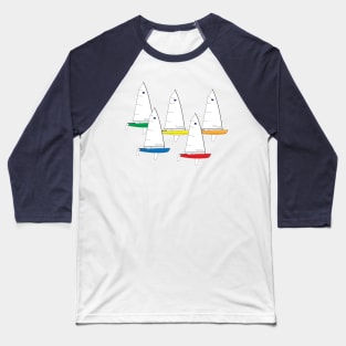 OK Dinghy Sailboats Racing Baseball T-Shirt